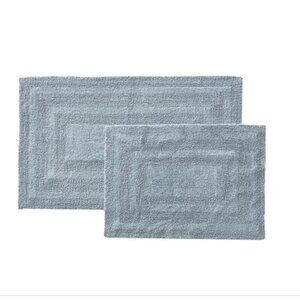 2pc Logan Bath Rug Set Green - Eddie Bauer: Cotton Tufted, Machine Washable, OEK